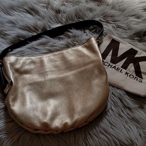 Michael Kors Gold Leather purse
